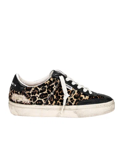 GOLDEN GOOSE GOLDEN GOOSE DELUXE BRAND SOUL STAR LEOPARD PRINTED SNEAKERS