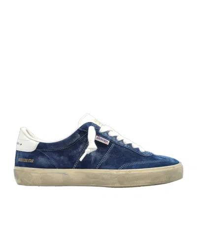 Golden Goose Lace-up Low-top Sneakers In Blue