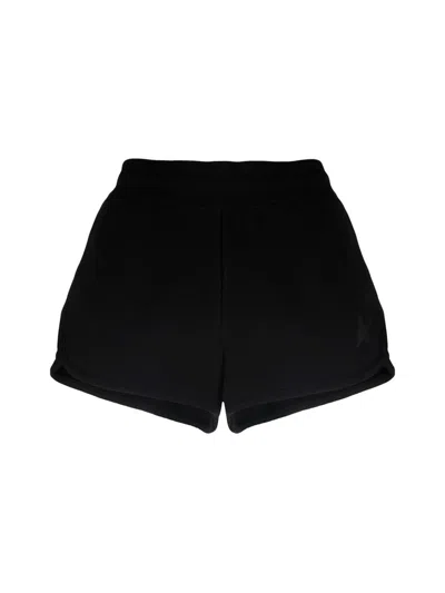 Golden Goose Deluxe Brand Star Embroidered Shorts In Black