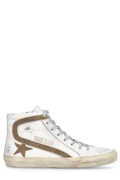 Golden Goose Deluxe Brand Star Patch High In White/tabacco