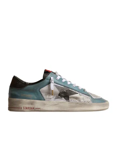 GOLDEN GOOSE GOLDEN GOOSE DELUXE BRAND STARDAN DISTRESSED-MESH SNEAKERS