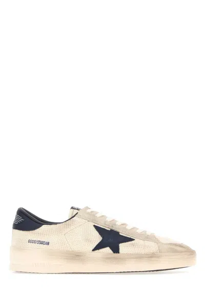 Golden Goose Deluxe Brand Stardan Net An Suede Upper Leather Star And Heel In Animal Print