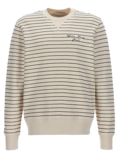 Golden Goose Deluxe Brand Striped Crewneck Sweatshirt In Multi