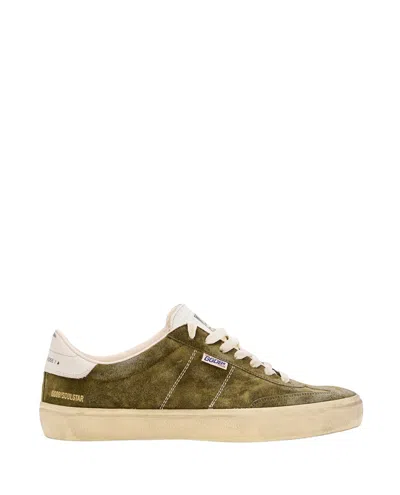 Golden Goose Ball Star Sneakers - Leather - Khaki In Neutrals