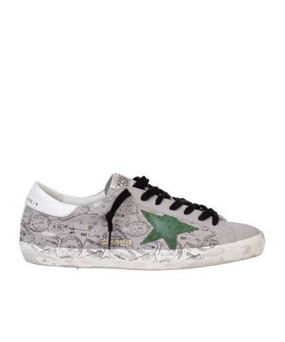 Golden Goose Lace-up Low-top Sneakers In Gray