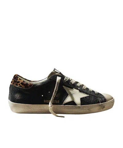Golden Goose Laced Sneakers In Black