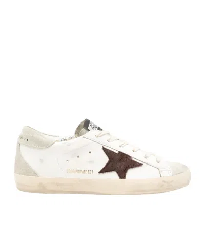 Golden Goose Deluxe Brand Super Star Lace-up Sneakers In White