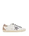 Golden Goose Women Super-star Sneakers With Glitter Star In White