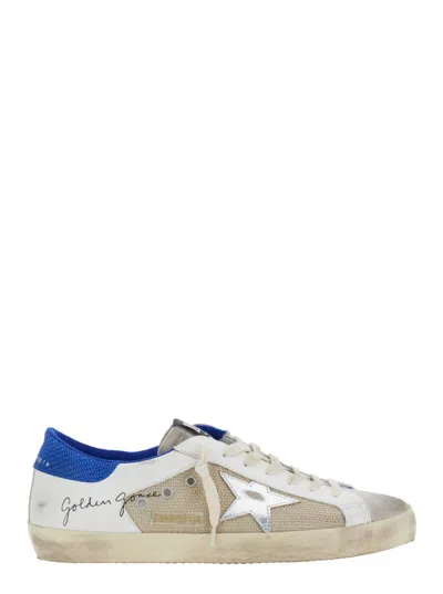 Golden Goose Deluxe Brand Super Star Leather Sneakers In White