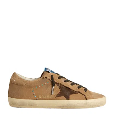 Golden Goose Deluxe Brand Super Star Low-top Sneakers In Brown