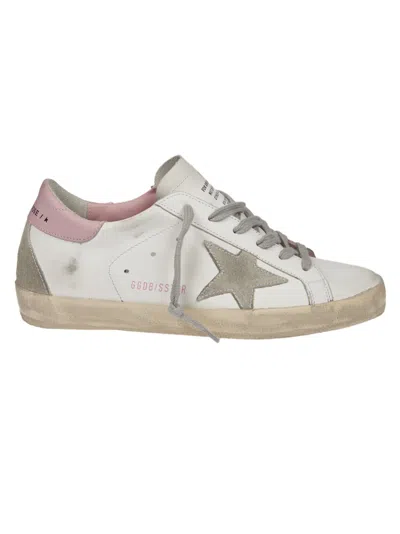 GOLDEN GOOSE GOLDEN GOOSE WHITE SNEAKERS WITH GRAY STAR