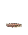 Golden Goose Deluxe Brand Trinidad Stud Embellished Buckle Belt In Brown