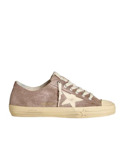 Golden Goose Deluxe Brand V Star 2 Low-top Sneakers In Nude