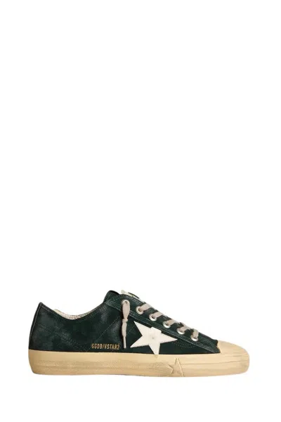 Golden Goose V-star 2 Magical Forest Suede Leather Men Sneaker In Black