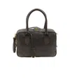 Golden Goose Vintage Leather Tote Bag With Adjustable Strap In Brown