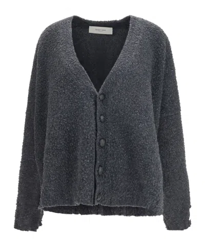 Golden Goose Deluxe Brand V-neck Buttoned Cardigan In Gray
