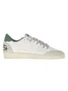 Golden Goose Off-white Calf Leather Sneakers With Signature Star Patch In White