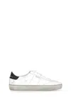Golden Goose Distressed Lace-up Sneakers Rubber Sole In White