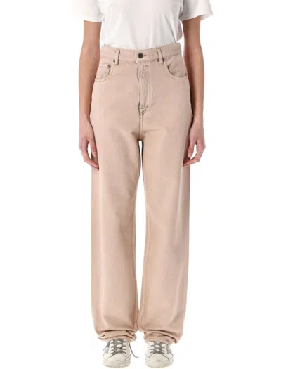 Golden Goose Deluxe Brand Wide Leg Kim Jeans In Pink