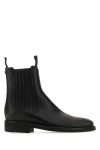 Golden Goose Streamlined Leather Chelsea Ankle Boots In Black