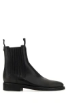 Golden Goose Streamlined Leather Chelsea Ankle Boots In Black