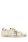 GOLDEN GOOSE GOLDEN GOOSE DELUXE BRAND WOMAN WHITE LEATHER SUPERSTAR SNEAKERS