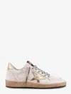 Golden Goose Ball Star Low-top Leather Sneakers With Used Effect