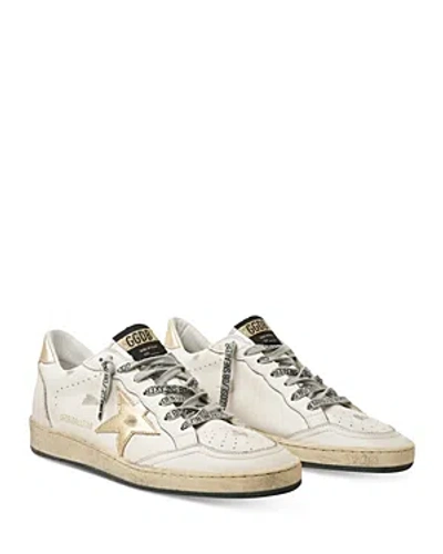 Golden Goose Deluxe Brand Women's Ball Star Low Top Sneakers In White/gold