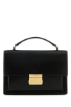 Golden Goose 'venezia' Black  Hand Bag With Lettering Logo And Clasp Closure In Black