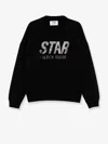 Golden Goose Deluxe Brand Women Cotton Sweatshirt With Print In Black
