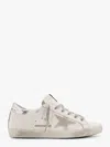 Golden Goose Deluxe Brand Women Leather Sneakers With Back Laminated Patch In Multi