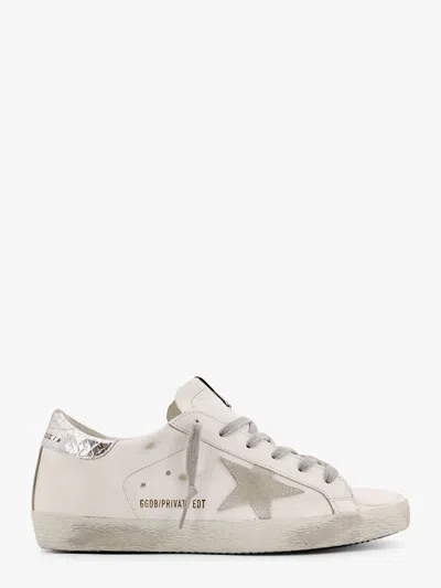 Golden Goose Deluxe Brand Women Leather Sneakers With Back Laminated Patch In Multi
