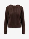 Golden Goose Brown Wool Blend Sweater In Brown