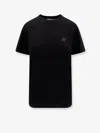 Golden Goose Black Logo-embroidered Short-sleeved T-shirt In Multi
