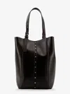Golden Goose Deluxe Brand Women Shopping 24.7 Vintage Leather Shoulder Bag In Black