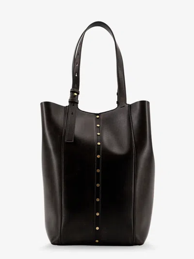 Golden Goose Deluxe Brand Women Shopping 24.7 Vintage Leather Shoulder Bag In Black