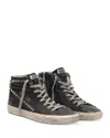 Golden Goose Maison Margiela Black Canvas Love To Death Sneakers In Black