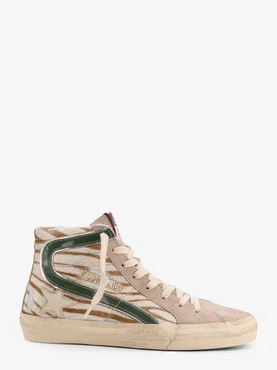 Golden Goose Deluxe Brand Women Slide Classic Suede And Pony Skin Sneakers In Multi