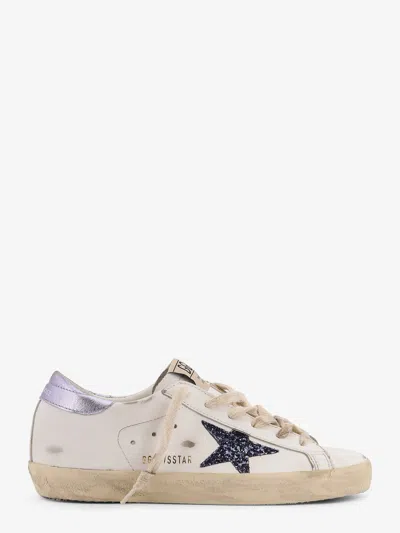 Golden Goose Deluxe Brand Women Super-star Classic With List Low-top Sneakers With Suede Inserts In Neutral