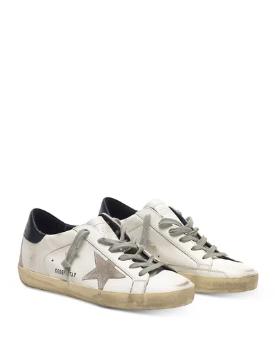 Golden Goose Deluxe Brand Women's Super-star Low Top Sneakers In White/navy