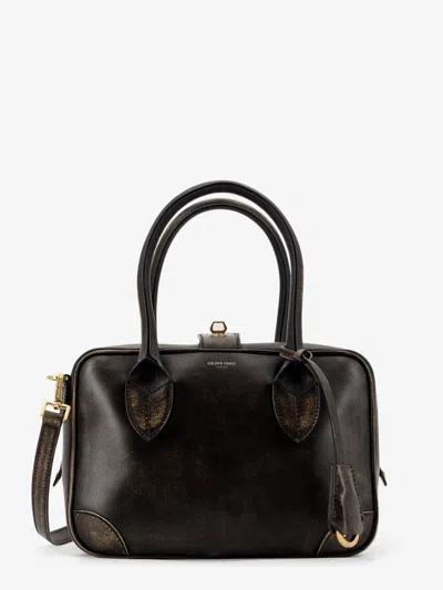 Golden Goose Deluxe Brand Women Vita Vintage Leather Crossbody Bag In Black