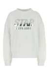 Golden Goose White Cotton Sweatshirt In White