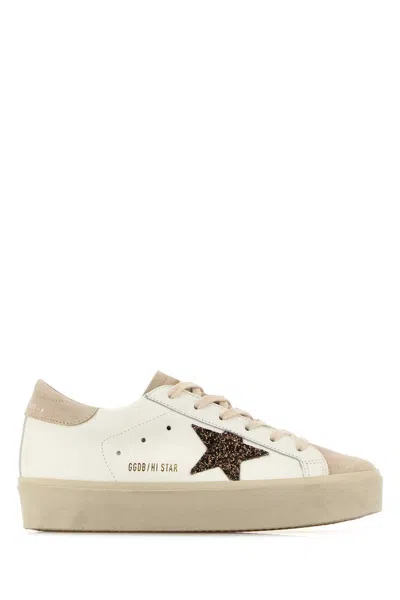 Golden Goose Deluxe Brand Women White Hi Star Sneakers