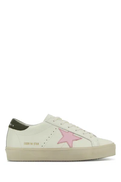 Golden Goose Deluxe Brand Women White Hi Star Trainers