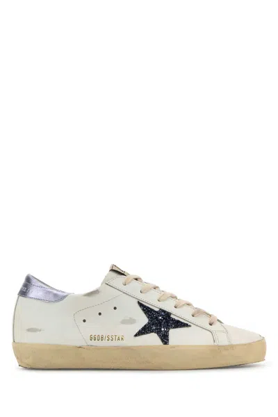 Golden Goose Deluxe Brand Women White Leather Super Star Classic Sneakers In Neutral