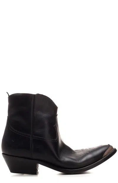 Golden Goose Deluxe Brand Young Ankle Boots In Black