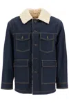 Golden Goose Marsha Caban Jacket In Blue