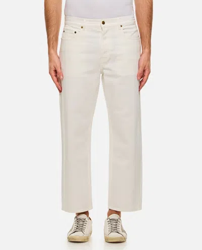 Golden Goose Denim Cory Loose Skate Dyed Bull In White