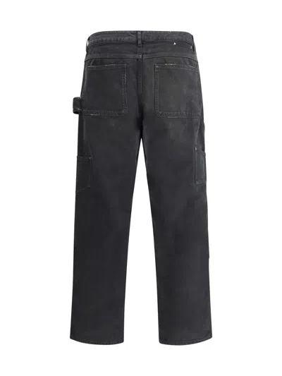 Golden Goose Denim Cotton Jeans In Black