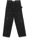 Golden Goose Denim Cotton Jeans In Black